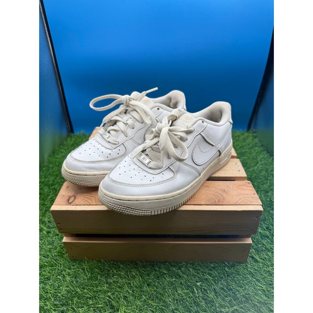 Nike Air Force 1 Low Triple White GS Sneakers - DH2920-111 - Size 5.5Y